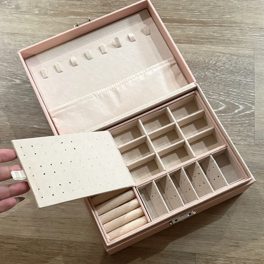 Pink Jewelry Organizer Box
